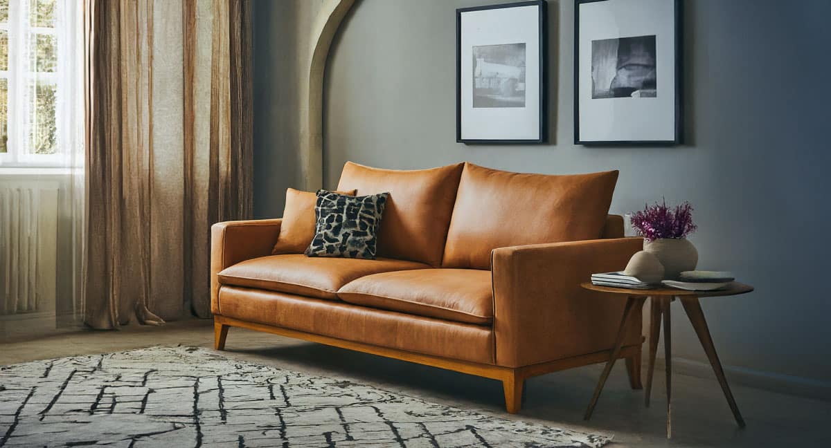 3-Seater Fabric Sofa